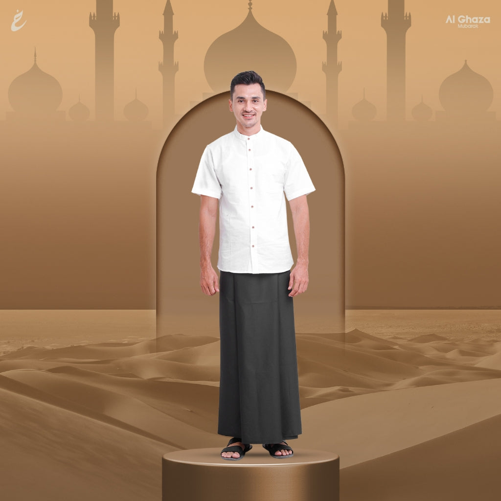 Alghaza Mubarak | Sarung Polos Pria Premium