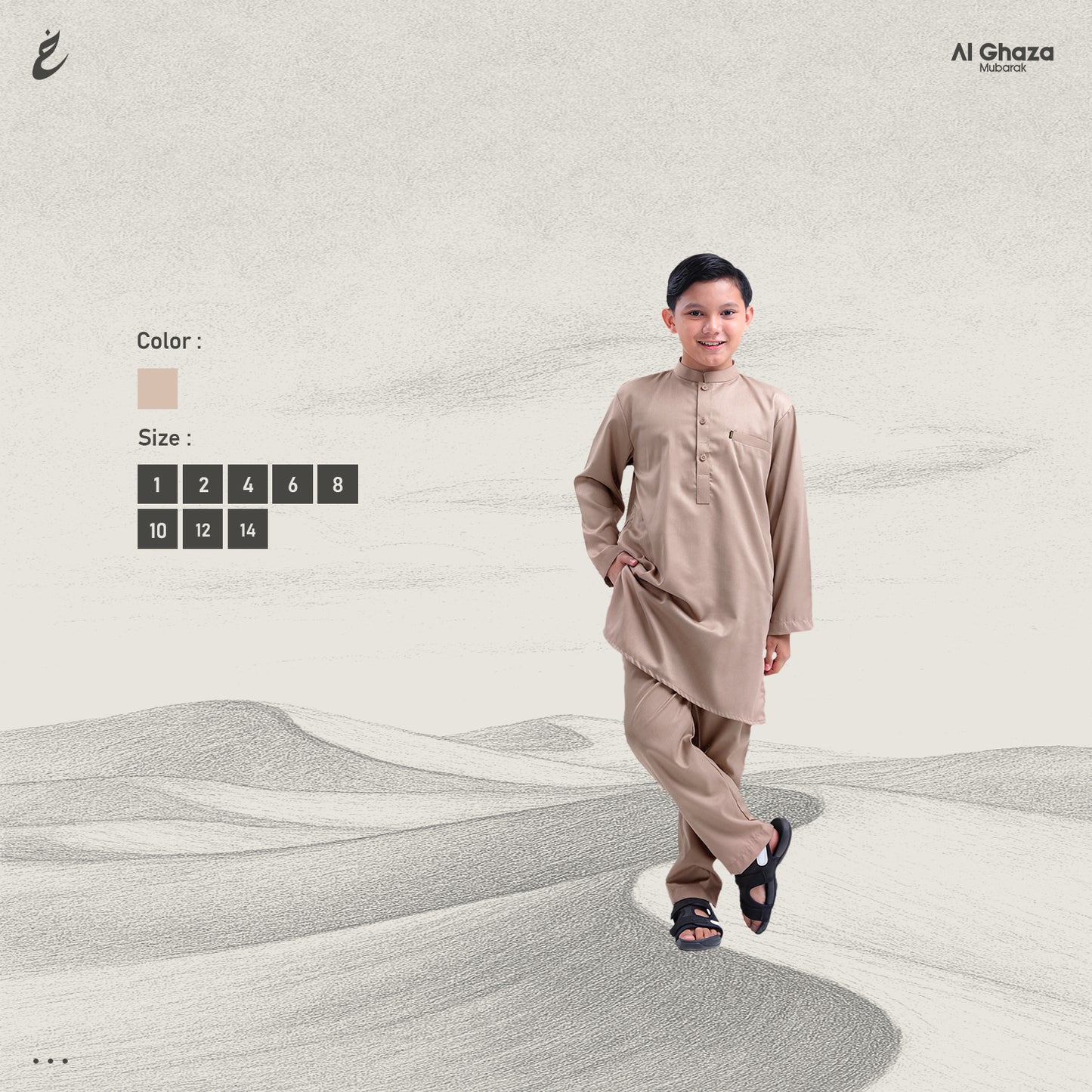 Setelan Kurta Yusuf Anak