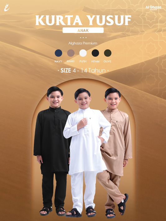 Setelan Kurta Yusuf Anak