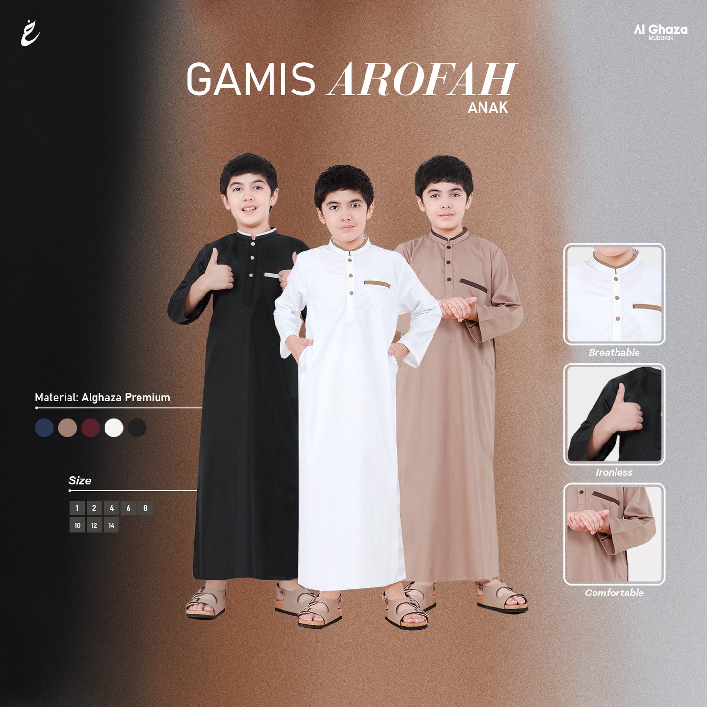 Gamis Arofah Anak