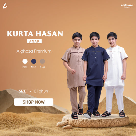 Kurta Hasan Lengan Pendek Anak