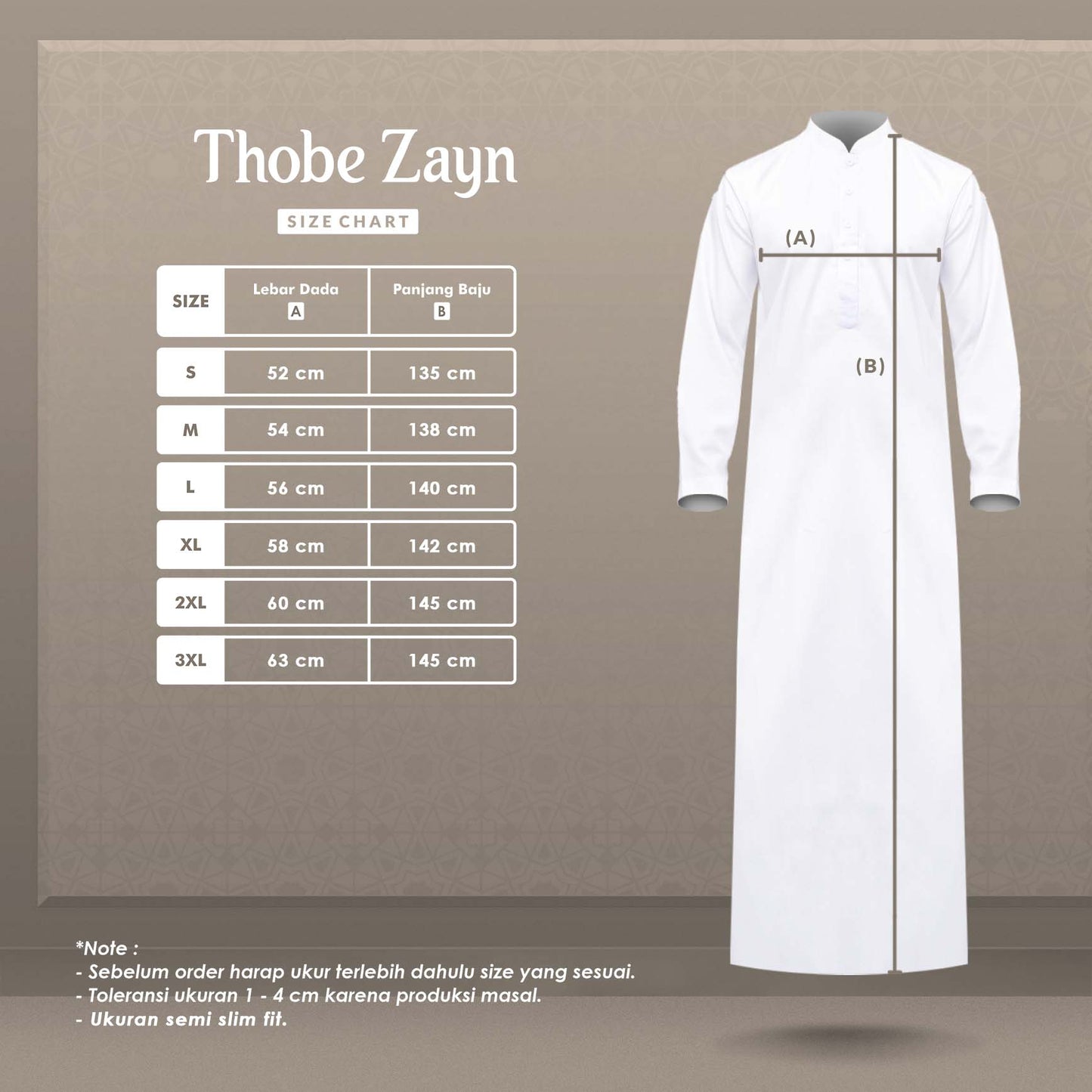 Thobe Premium Zayn